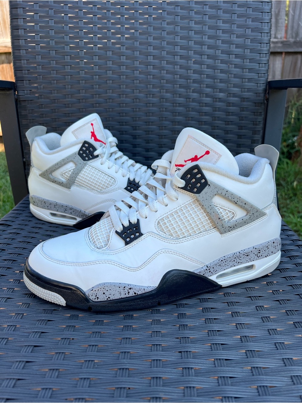 Air Jordan 4 White Cement Grey size 12 Men’s
